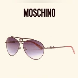 Moschino Heart Red Sunglasses
